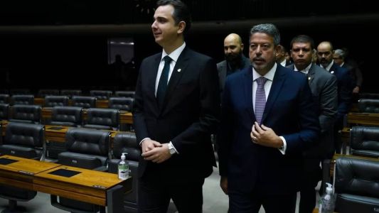 Presidente do Senado, Rodrigo Pacheco (PSD) e presidente da Câmara dos Deputados, Arthur Lira (PP)