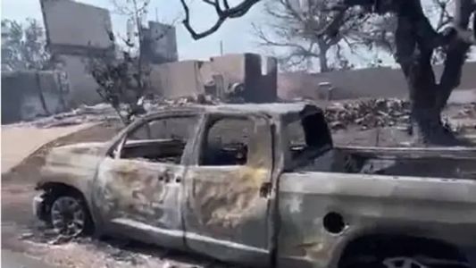 Presidente dos Estados Unidos viajou ao Havaí para ver os danos causados pelos incêndios