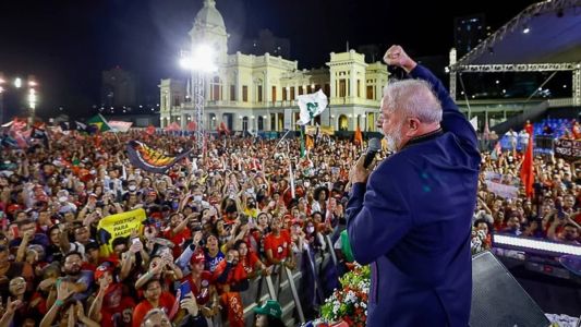 Presidente Luiz Inácio Lula da Silva (PT) em Belo Horizonte durante a campanha de 2022