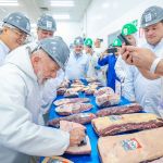 Irmãos Batista recebem Lula para cerimônia em frigorífico da JBS em Campo Grande