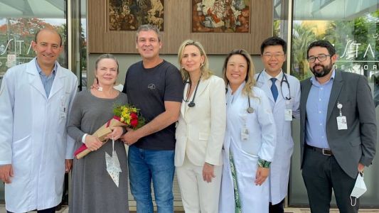 Presidente nacional do PT, Gleisi Hoffmann recebeu alta do Hospital DF Star nesta quinta-feira (5)