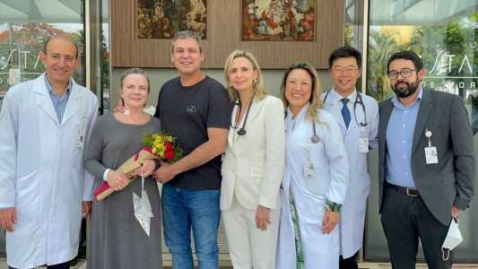 Presidente nacional do PT, Gleisi Hoffmann recebeu alta do Hospital DF Star nesta quinta-feira (5)