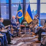 Lula e Zelensky se reúnem a portas fechadas, e Brasil mantém neutralidade em relação à guerra