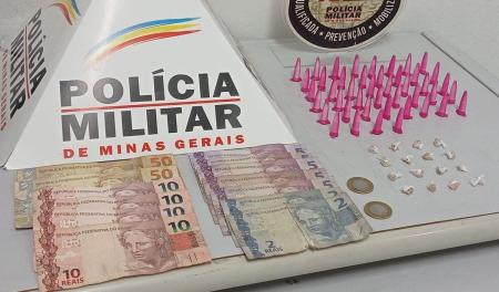 Foto mostra drogas apreendidas em Governador Valadares (MG)
