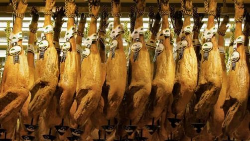 Presunto Jamon, muito apreciado pela alta gastonomia
