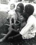 Preta e Pedro são filhos de Sandra e Gil