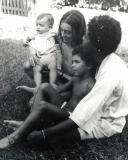 Preta e Pedro são filhos de Sandra e Gil