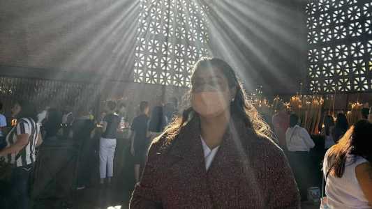 Preta Gil visita Santuário de Nossa Senhora Aparecida