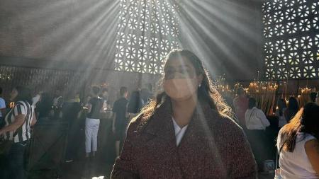 Preta Gil visita Santuário de Nossa Senhora Aparecida