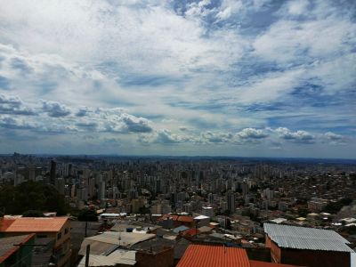 Belo Horizonte vista do Aglomerado da Serra, na região Centro-Sul da capital