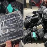 PRF apreende mais de 800 quilos de cocaína com logo da marca 'Louis Vuitton' no RJ