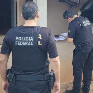 Polícia Federal durante operação
