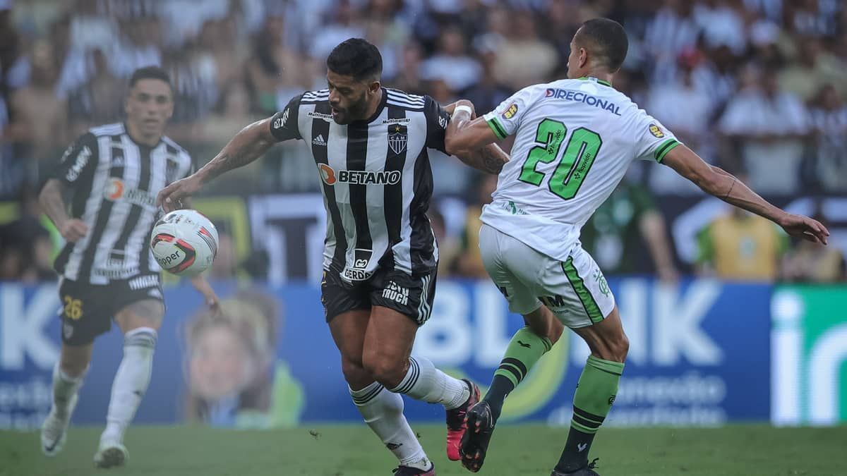 Em jogo de tempos distintos, Atlético e América empatam no Mineirão