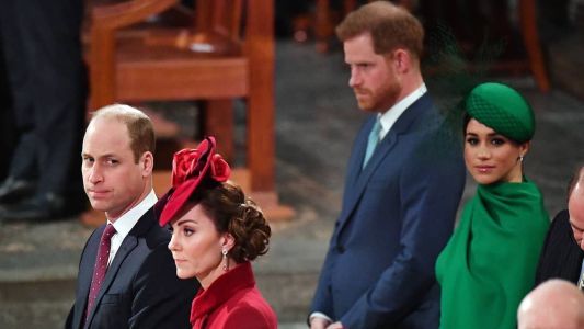 Princesa de gales Kate Middleton e duquesa de Sussex Meghan Markle