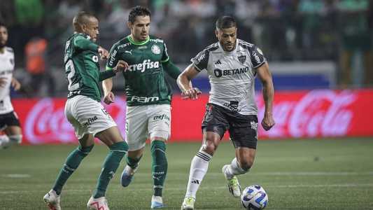 Principal nome do Atlético, Hulk foi pouco efetivo contra o Palmeiras
