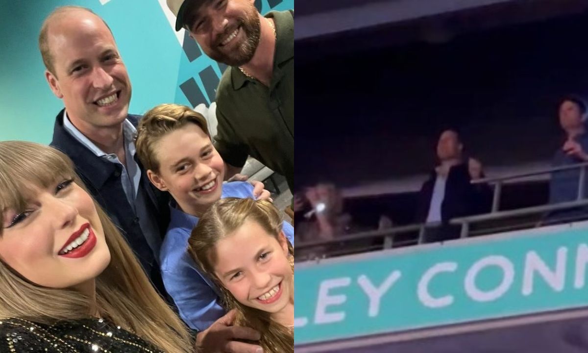 Vídeo de príncipe William mais 'solto' em show de Taylor Swift viraliza