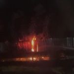 Fogo atinge motel na Avenida Cristiano Machado, em BH