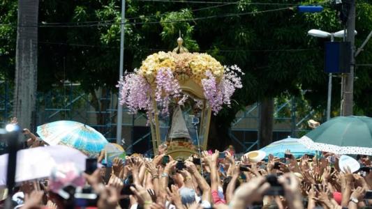 Procissão é a última de uma série de manifestações religiosas