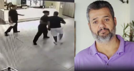 Fotos mostram procurador envolvido em confusão com funcionária de cinema