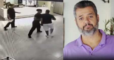 Fotos mostram procurador envolvido em confusão com funcionária de cinema