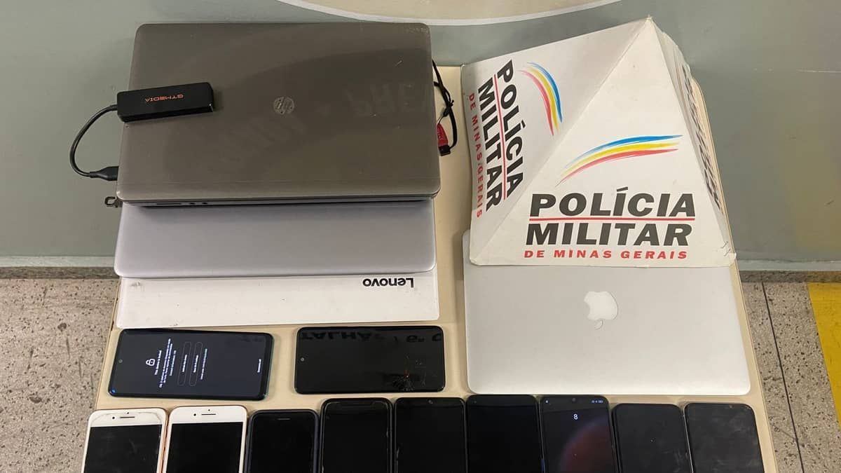 IPhones e notebooks furtados são apreendidos em shopping de BH  