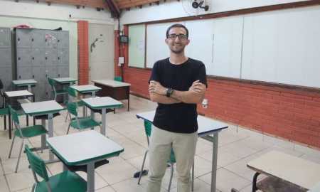 O professor Rafael César Silva concorre ao Prêmio Educador Nota 10 com o projeto "Riscos em Perspectiva: o bairro Matosinhos em São João del-Rei (MG) em Maquetes"