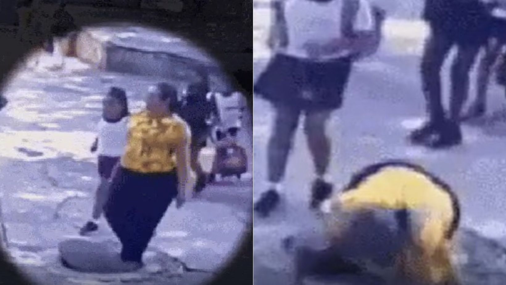 Vídeo mostra professora caindo em bueiro solto dentro de escola no Rio de Janeiro; assista