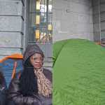 Professores acampam na prefeitura de BH em protesto por reajuste salarial