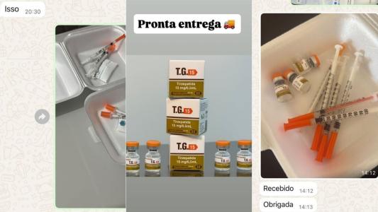 Proibidas, canetas emagrecedoras são vendidas em grupos de WhatsApp: 'Magras e gostosas'