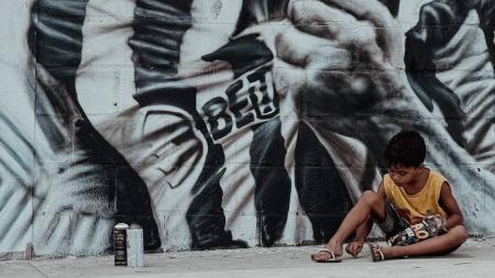 Projeto Califórnia Alvinegro foi criado pelo artista Felipe Arco