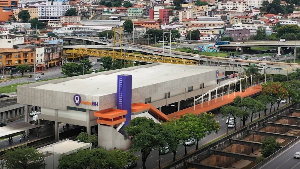 Veja imagens de como ficarão as estações do metrô de BH após a privatização