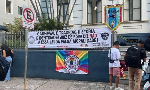 protesto carnaval contra pl desfiles juiz de fora