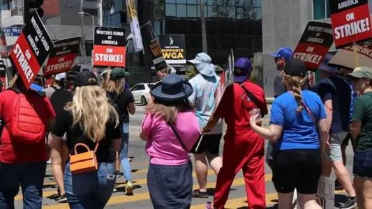 Protesto dos artistas em Hollywood