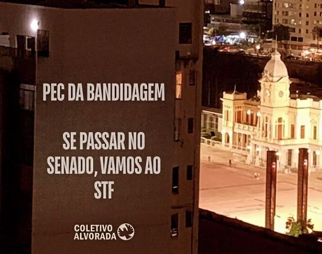 Ato na Praça Raul Soares vai protestar contra PL da Anistia e PEC da Blindagem neste domingo (21)