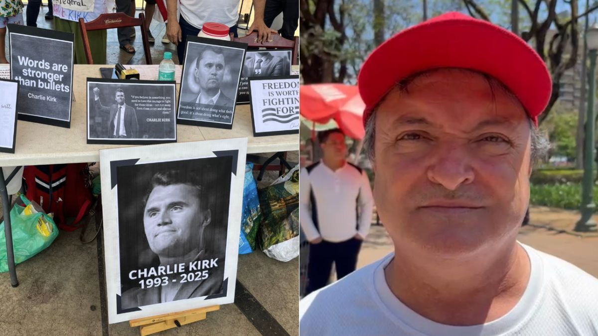 Ato em BH critica universidades ao homenagear Charlie Kirk: 'Contra democracia'
