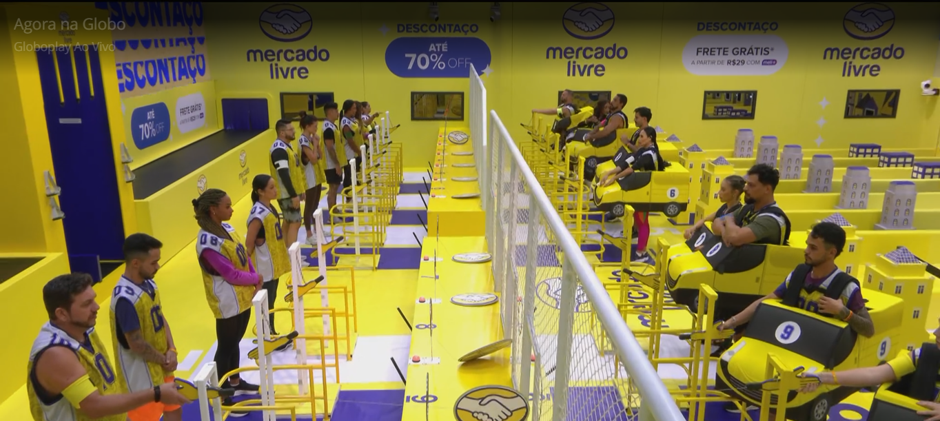 BBB 25: participantes competem por vantagem em Prova de Resistência