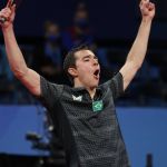 Tênis de mesa: Hugo Calderano vai às quartas do WTT Contender na África do Sul