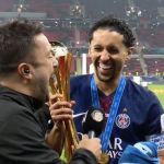 Marquinhos provoca torcedor do Flamengo no Catar após vitória com o PSG