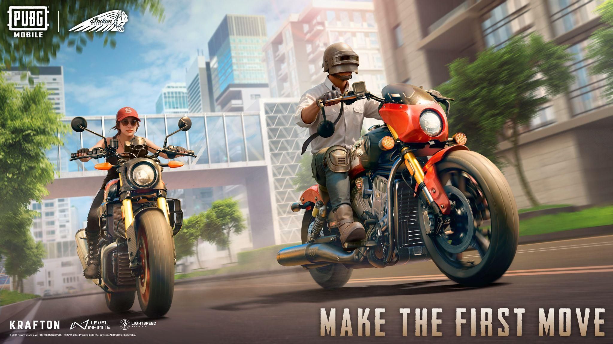 PUBG MOBILE anuncia parceria com a Indian Motorcycles