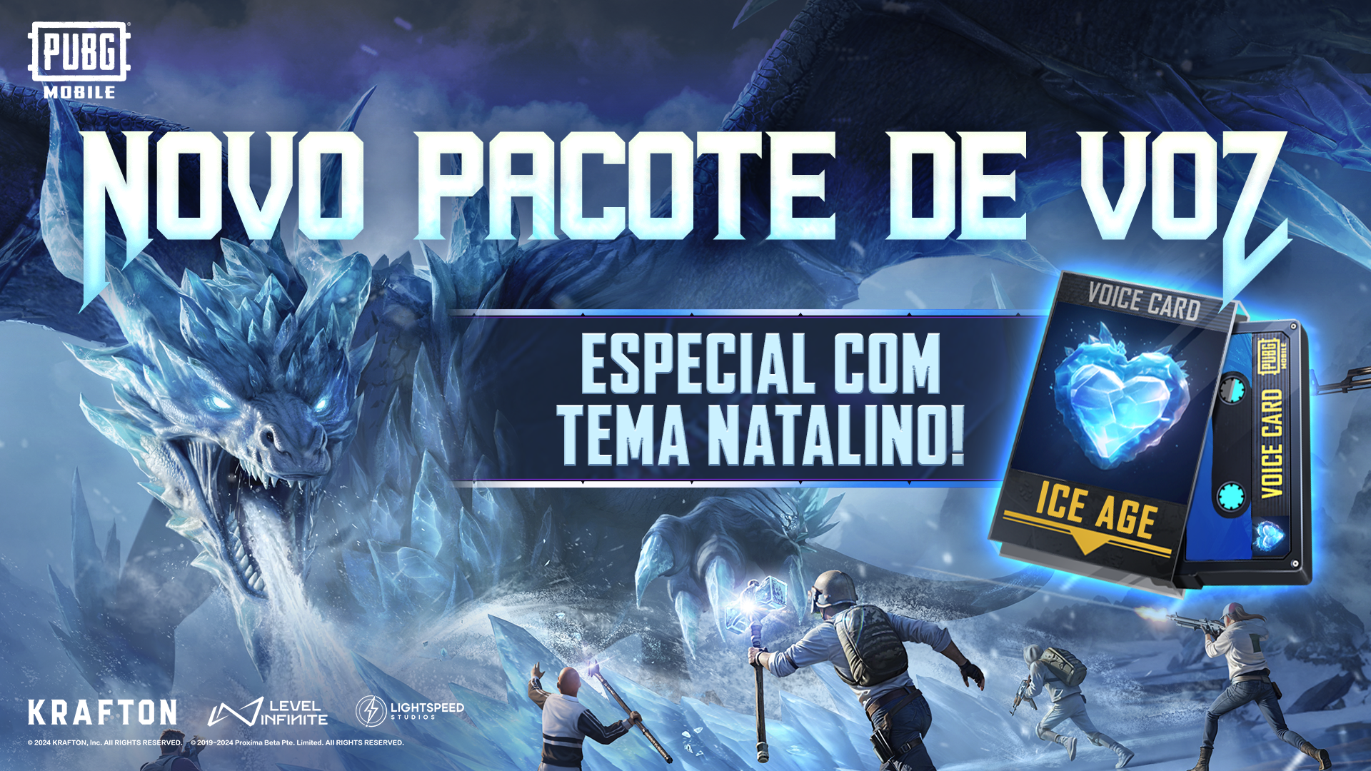 PUBG MOBILE anuncia pacote de voz temático de Natal