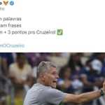 Cruzeiro brinca com frase de Autuori após vitória: 'Frases formam mais três pontos'