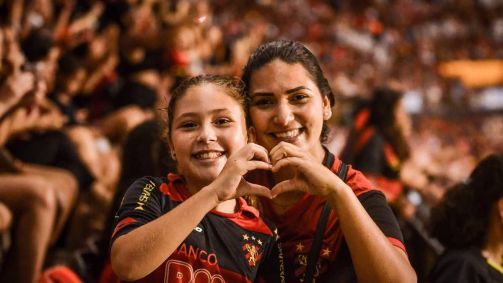 Público feminino foi considerado um sucesso pelo Sport