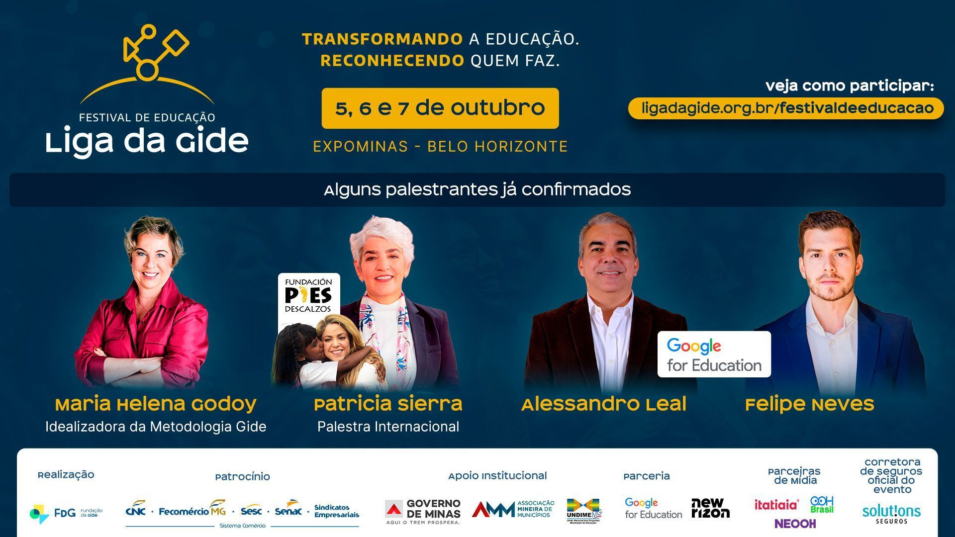 Festival de Educação Liga da Gide: Belo Horizonte recebe o mais completo evento de aprendizagem do Brasil