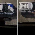 Vídeo: suspeito de tráfico pula de prédio para fugir da PM e bate cabeça em viatura