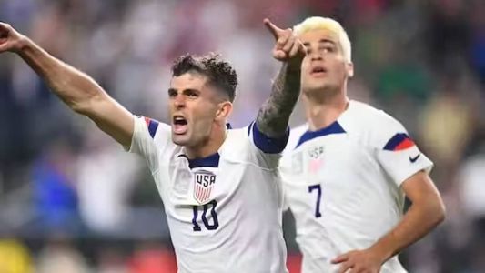 Pulisic durante partida pelos EUA