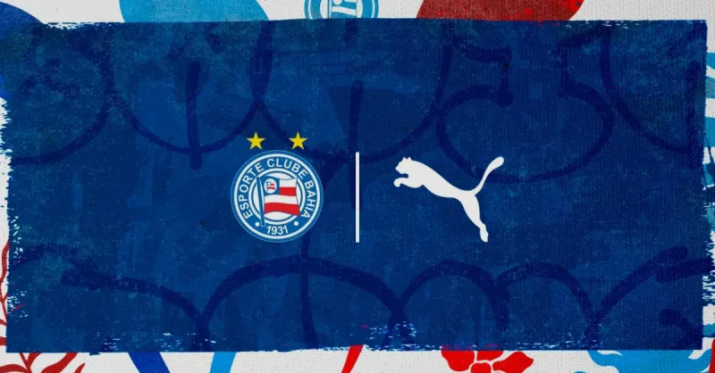 Imagens das novas camisas do Bahia feitas pela Puma vazam antes do lançamento