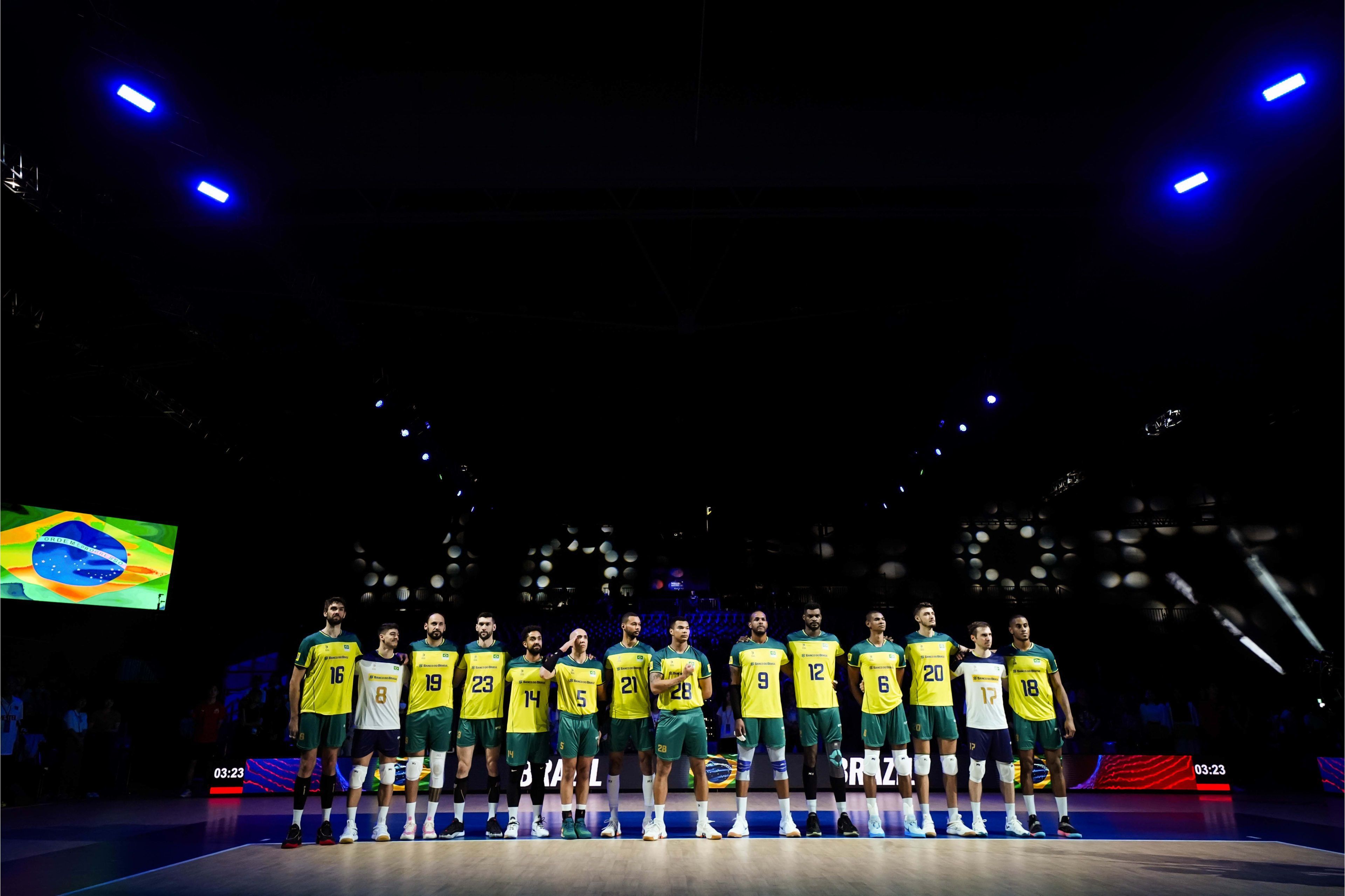 Vôlei: Brasil enfrenta invicta Eslovênia em importante teste na Liga das Nações