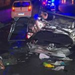 Quatro jovens morrem após carro despencar de cerca de 10 metros no Rodoanel, na Grande SP