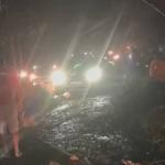 Chuva mobiliza bombeiros após queda de árvores e muro de arrimo em cidades mineiras