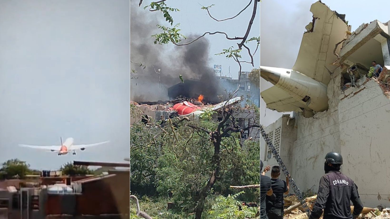 Queda de avião na Índia: polícia atualiza número de mortos e diz que há sobreviventes